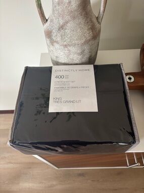 Distinctly Home 400 Thread King Sheet Set